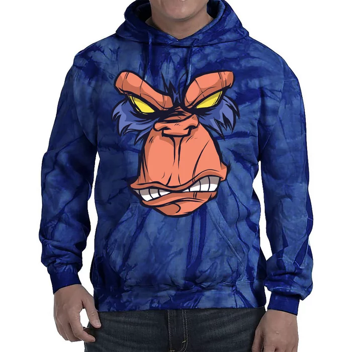 Angry Ape Face Tie Dye Hoodie