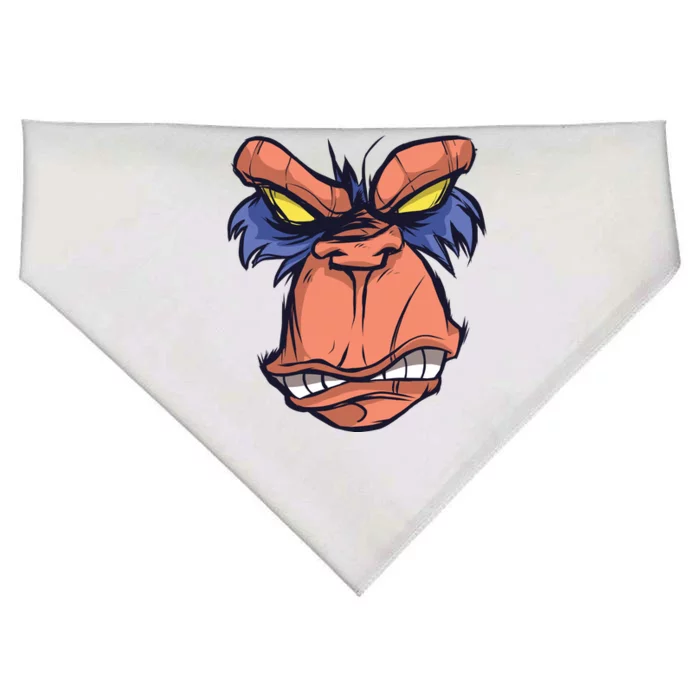 Angry Ape Face USA-Made Doggie Bandana