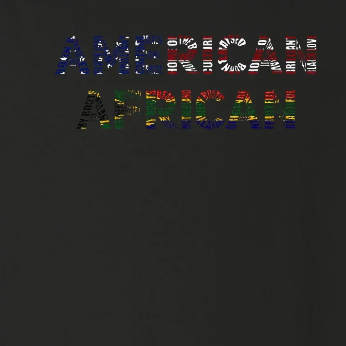 American African; Fusion Of American Spirit & African Roots Toddler Long Sleeve Shirt