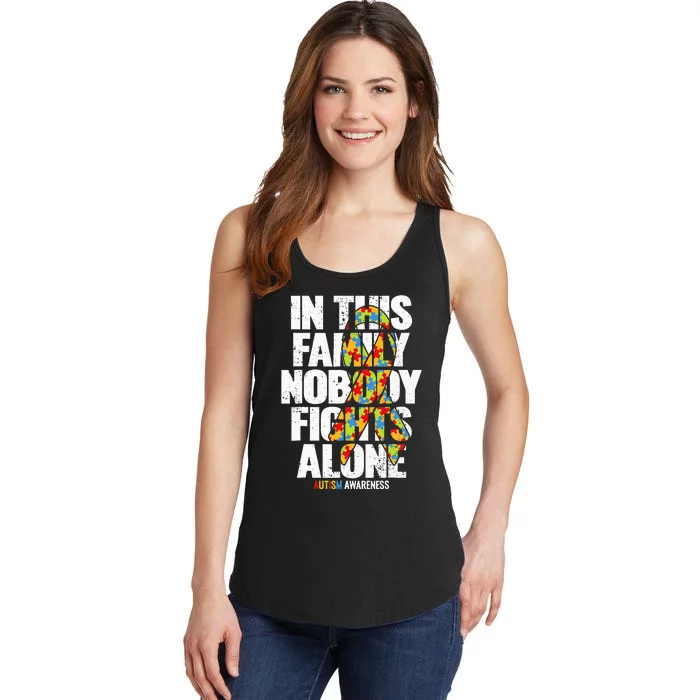 Autism Awareness Family Support Mom Autism Awareness Ladies Essential Tank