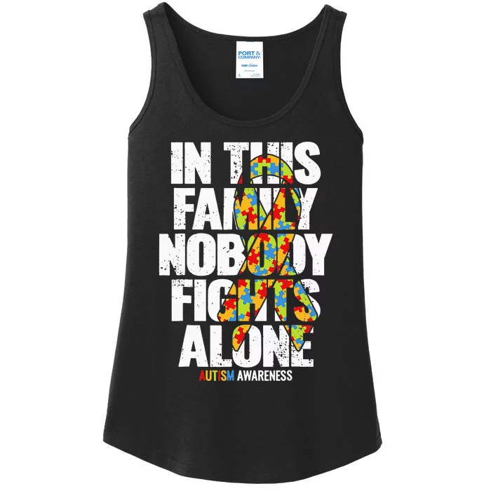 Autism Awareness Family Support Mom Autism Awareness Ladies Essential Tank