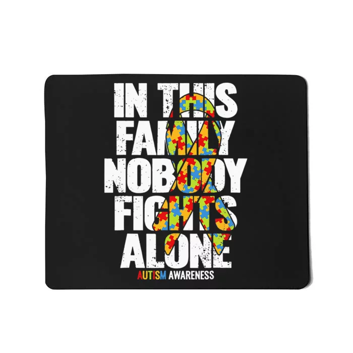 Autism Awareness Family Support Mom Autism Awareness Mousepad