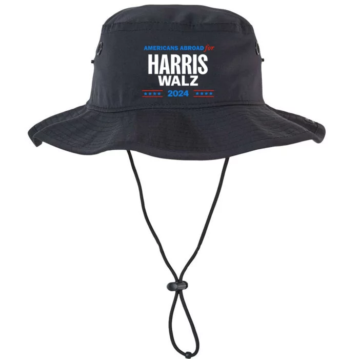 Americans Abroad For Harris Walz 2024 Legacy Cool Fit Booney Bucket Hat