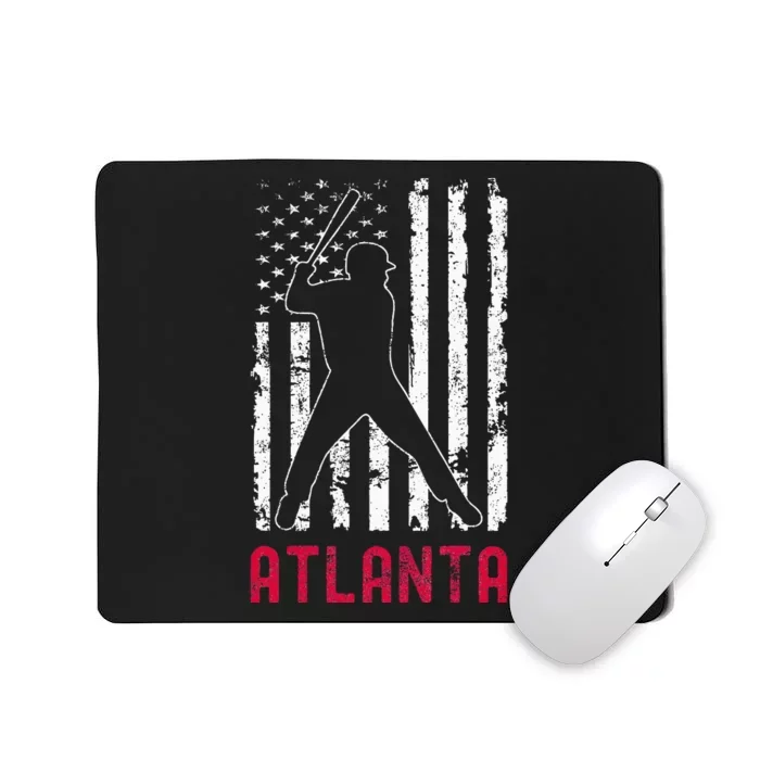 Atlanta American Flag Mousepad