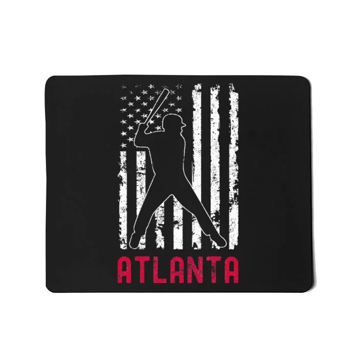 Atlanta American Flag Mousepad