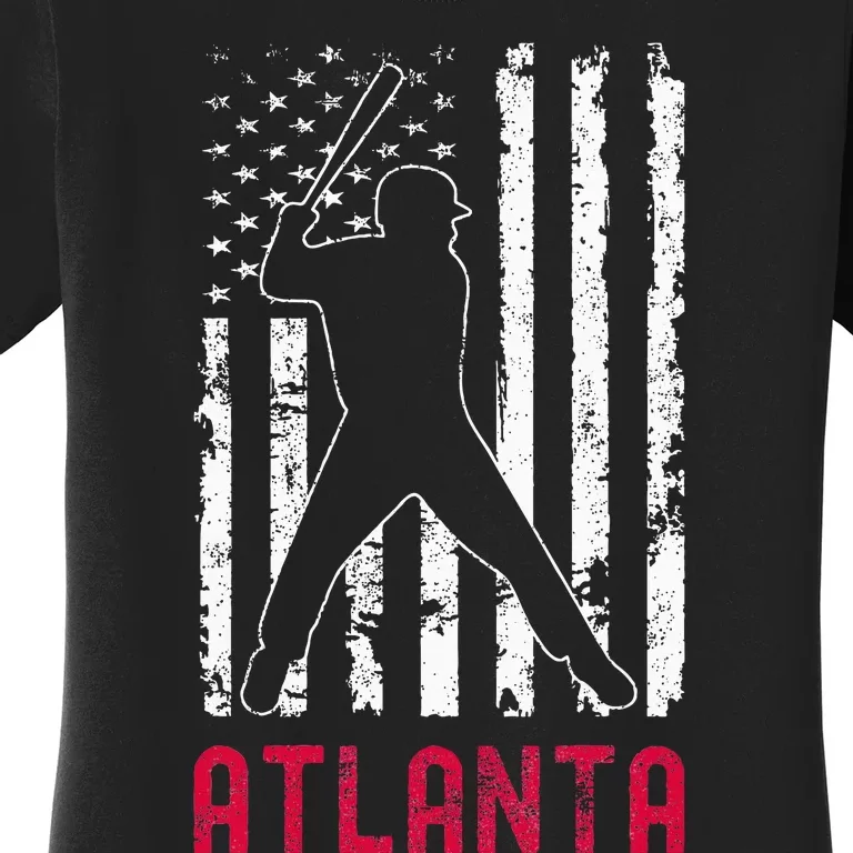 Atlanta American Flag Women's T-Shirt