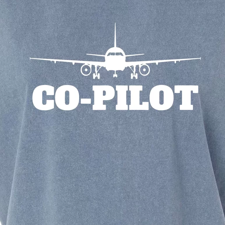 Aviation Airplane Flying Airline CoPilot Pilot Gift Garment-Dyed Women's Muscle Tee