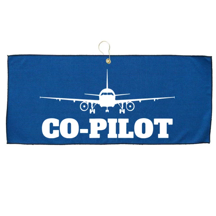 Aviation Airplane Flying Airline CoPilot Pilot Gift Large Microfiber Waffle Golf Towel