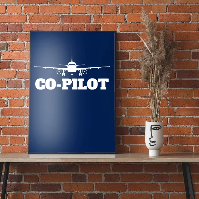 Aviation Airplane Flying Airline CoPilot Pilot Gift Poster