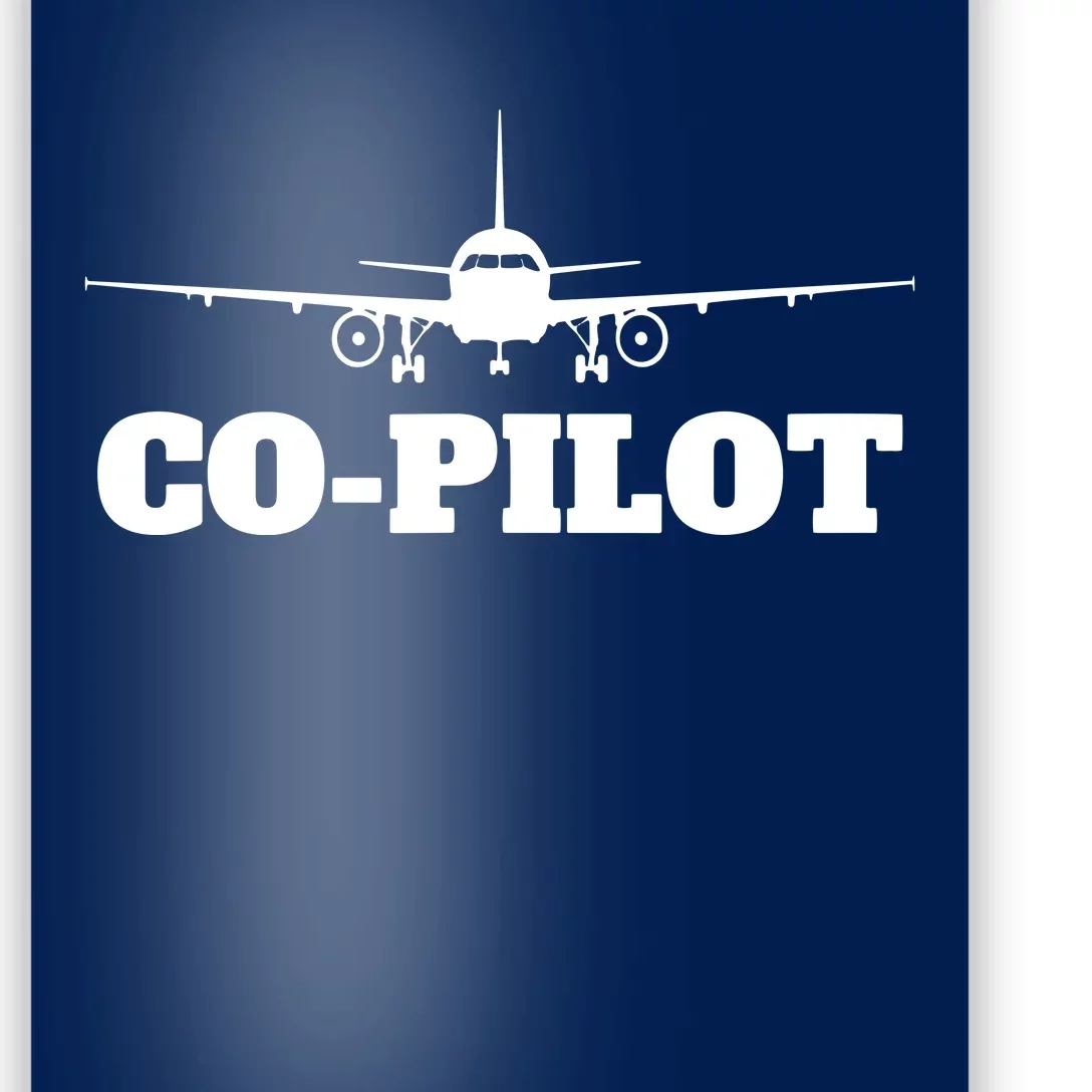 Aviation Airplane Flying Airline CoPilot Pilot Gift Poster