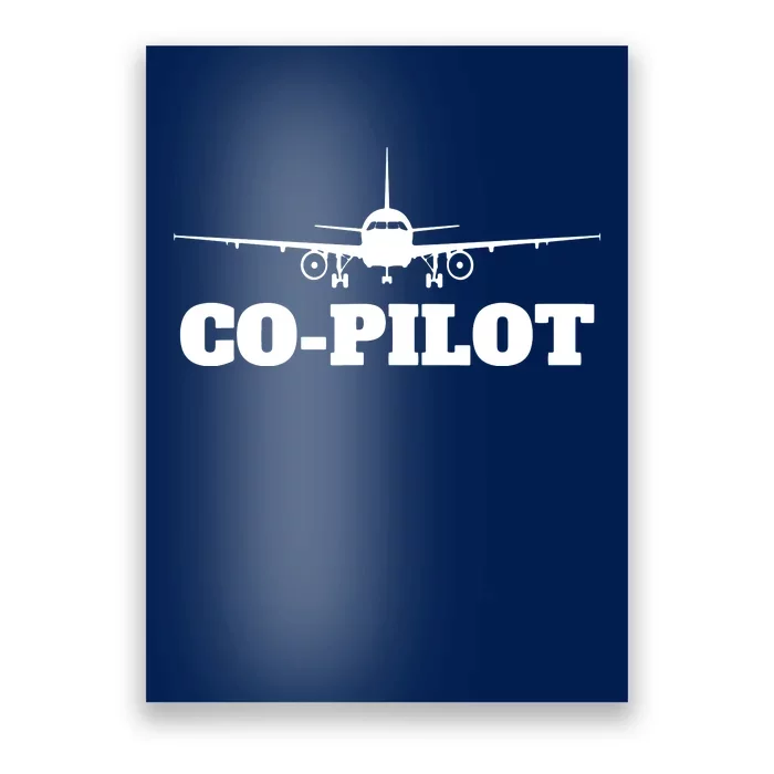 Aviation Airplane Flying Airline CoPilot Pilot Gift Poster