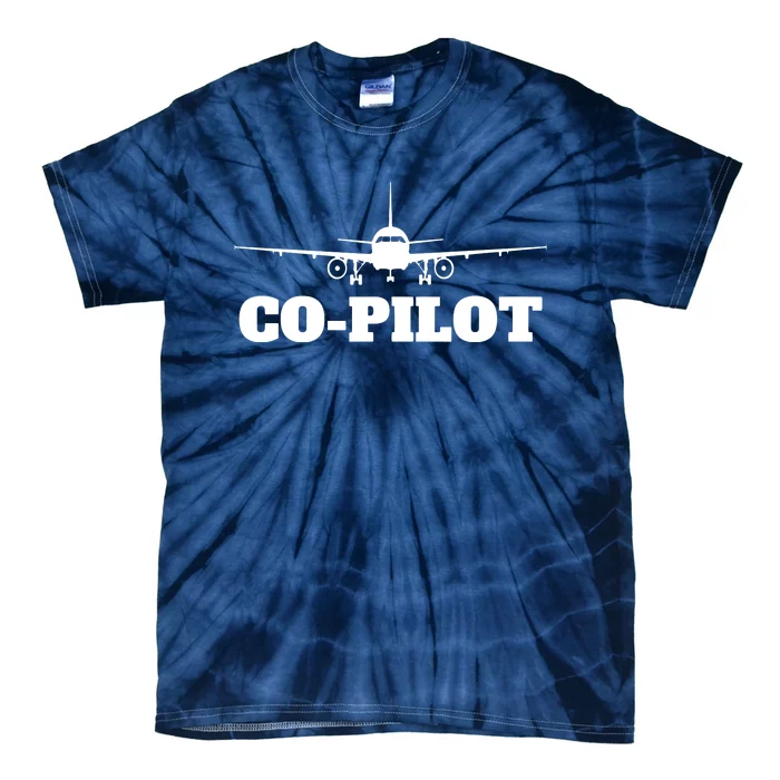 Aviation Airplane Flying Airline CoPilot Pilot Gift Tie-Dye T-Shirt