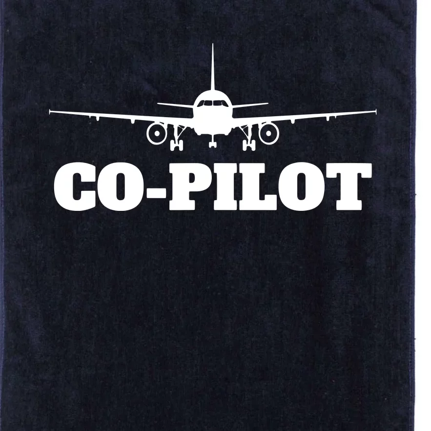 Aviation Airplane Flying Airline CoPilot Pilot Gift Platinum Collection Golf Towel