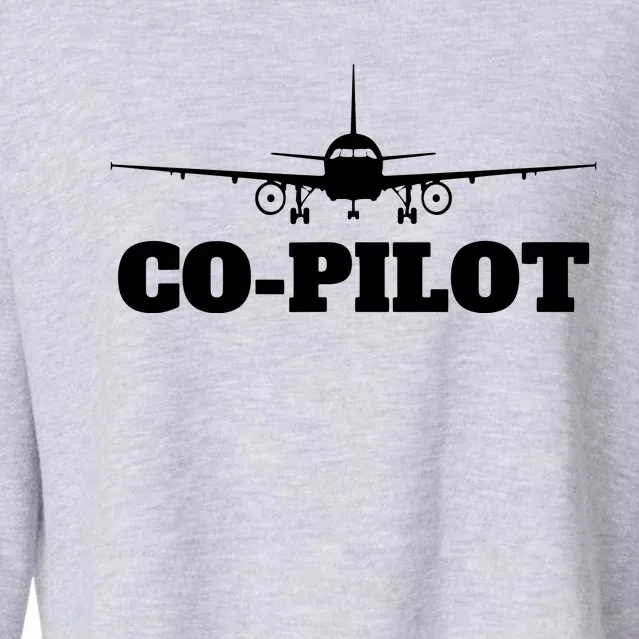 Aviation Airplane Flying Airline CoPilot Pilot Gift Cropped Pullover Crew