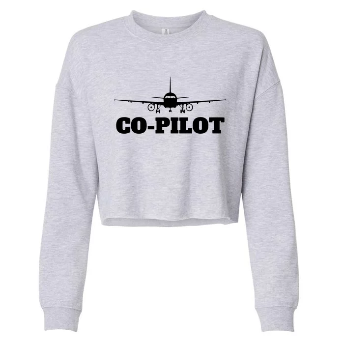 Aviation Airplane Flying Airline CoPilot Pilot Gift Cropped Pullover Crew