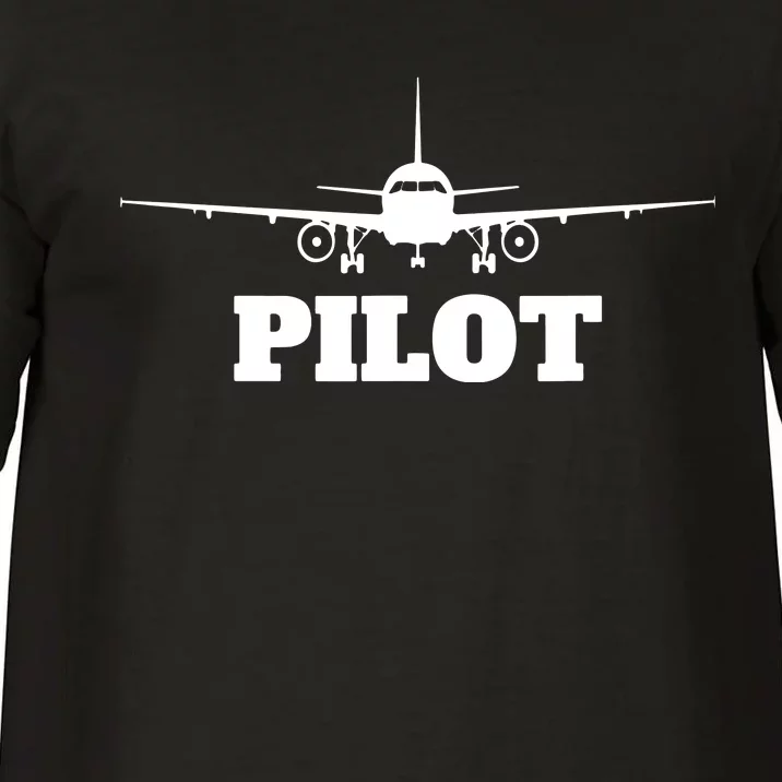 Aviation Airplane Flying Airline CoPilot Pilot Gift Comfort Colors T-Shirt