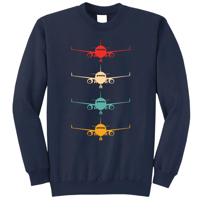 Aviation Airplane Flying Airline Funny Vintage Pilot Sweatshirt