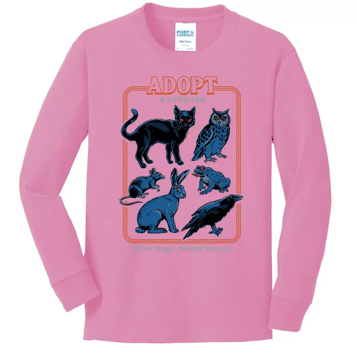 Adopt A Familiar Kids Long Sleeve Shirt