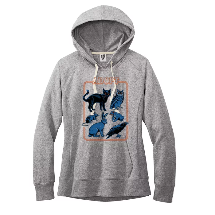 Adopt A Familiar Women's Fleece Hoodie