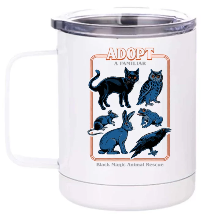 Adopt A Familiar Front & Back 12oz Stainless Steel Tumbler Cup