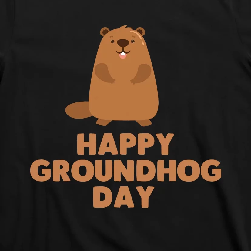 Awesome And Funny Happy Groundhog Day T-Shirt