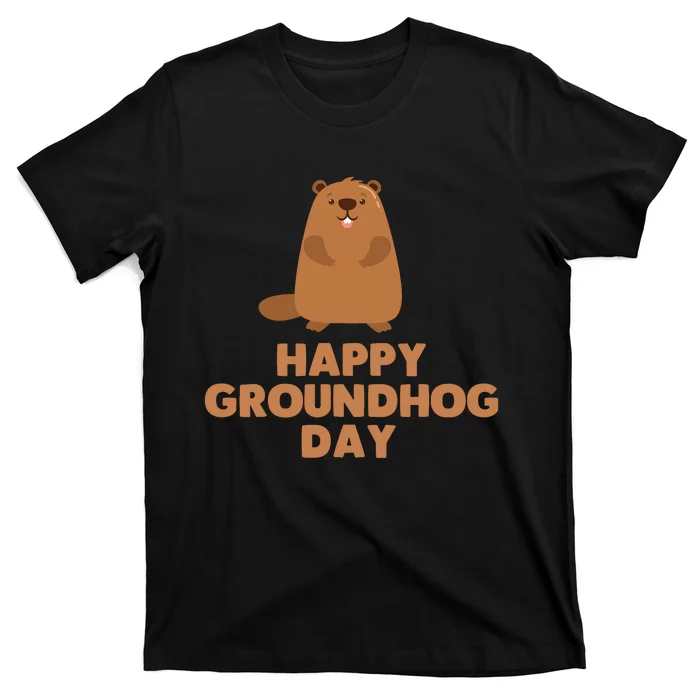 Awesome And Funny Happy Groundhog Day T-Shirt