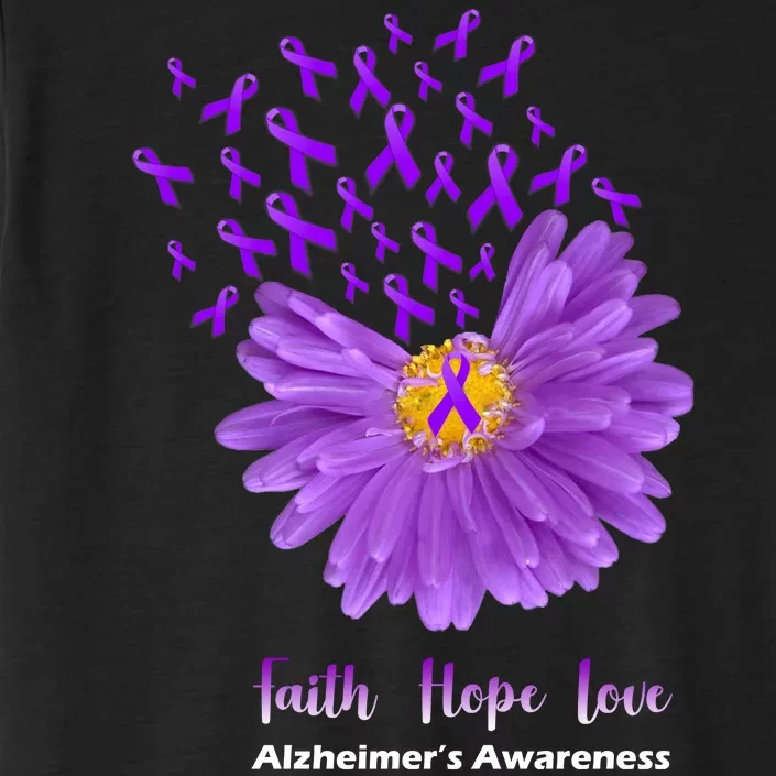 Alzheimer's Awareness Faith Hope Love ChromaSoft Performance T-Shirt