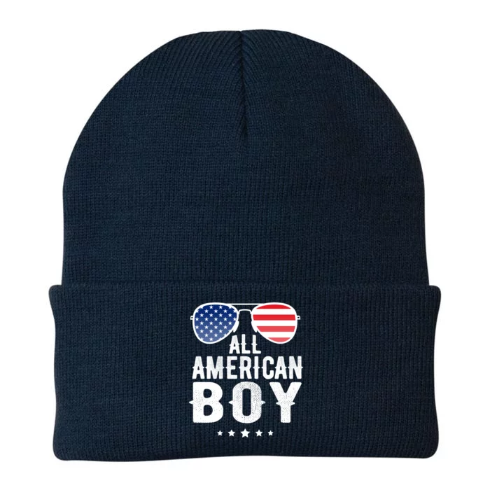 All American Freedom Usa July 4th Retro Cool Gift Knit Cap Winter Beanie