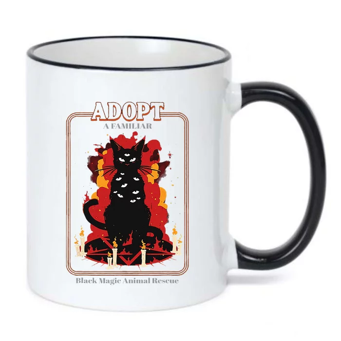 Adopt A Familiar Creepy Animal Haloween Costume Black Color Changing Mug