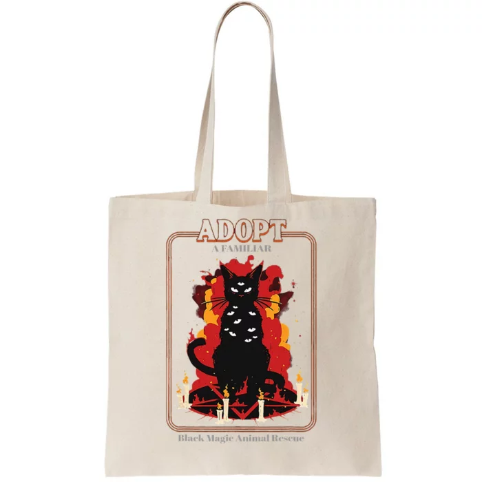 Adopt A Familiar Creepy Animal Haloween Costume Tote Bag