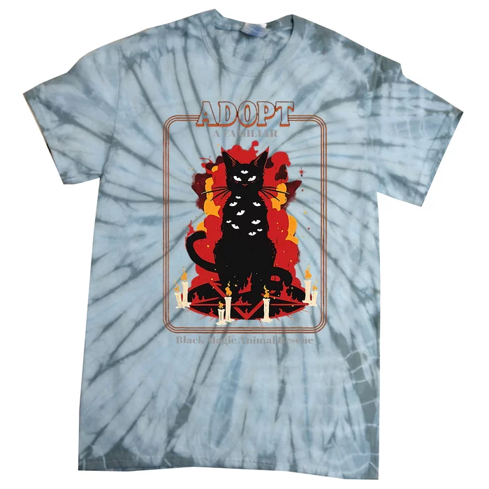 Adopt A Familiar Creepy Animal Haloween Costume Tie-Dye T-Shirt