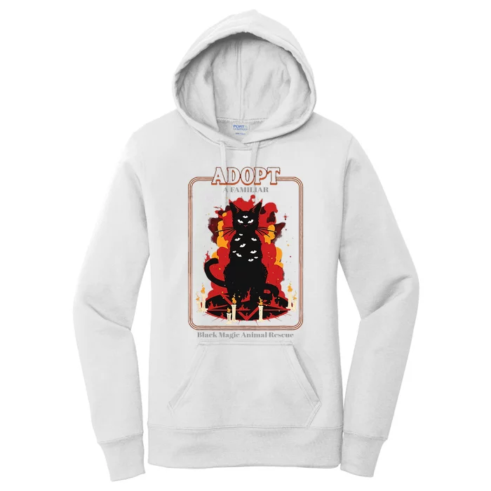 Adopt A Familiar Creepy Animal Haloween Costume Women's Pullover Hoodie