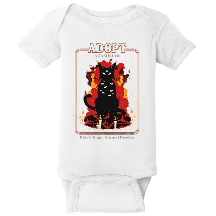 Adopt A Familiar Creepy Animal Haloween Costume Baby Bodysuit