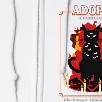 Adopt A Familiar Creepy Animal Haloween Costume Full Zip Hoodie