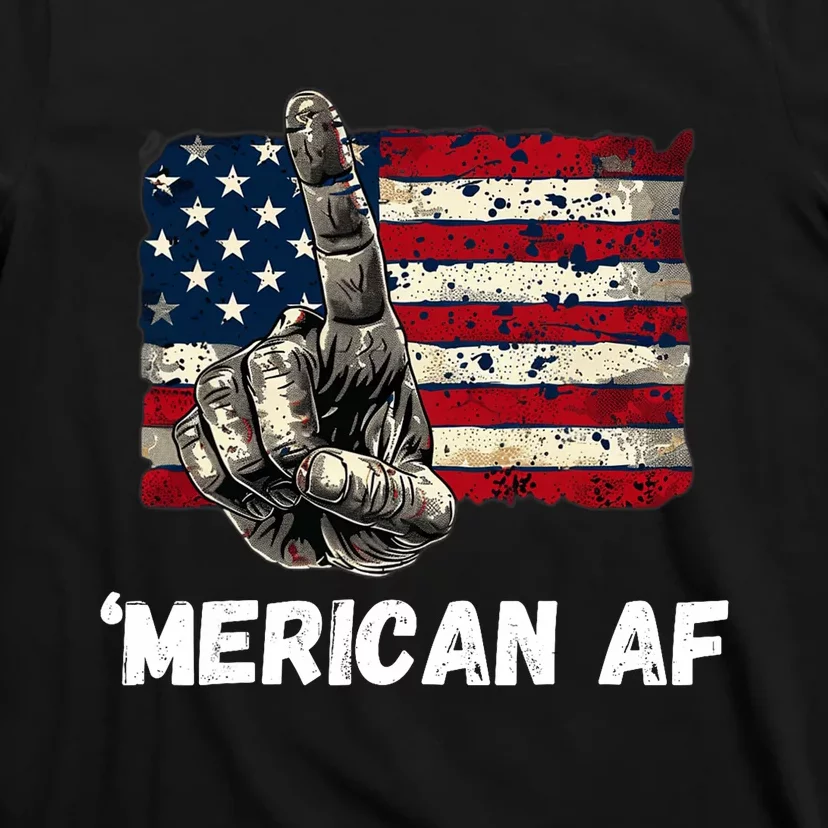 American’Merican Af Flag 4th Of July Patriotic Gift T-Shirt