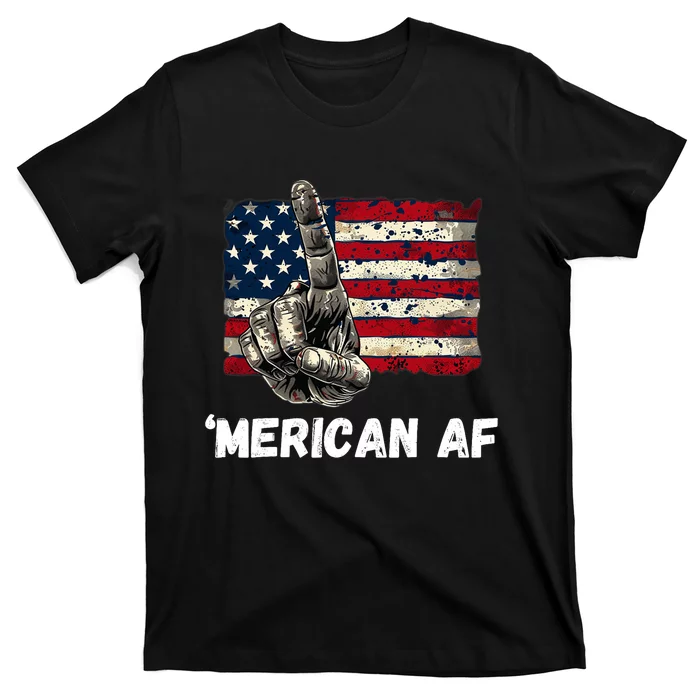 American’Merican Af Flag 4th Of July Patriotic Gift T-Shirt