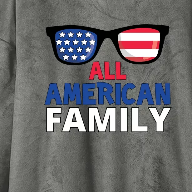 All American Family Day Hooded Wearable Blanket