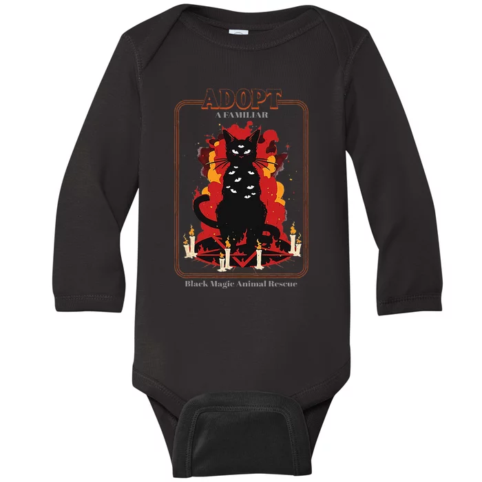 Adopt A Familiar Creepy Animal Haloween Costume Baby Long Sleeve Bodysuit