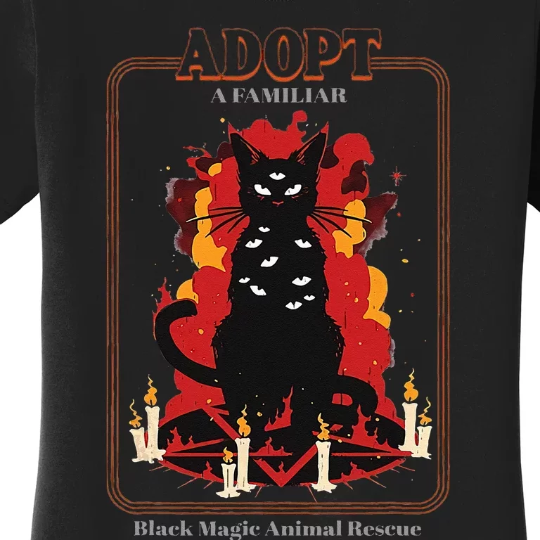 Adopt A Familiar Creepy Animal Haloween Costume Women's T-Shirt