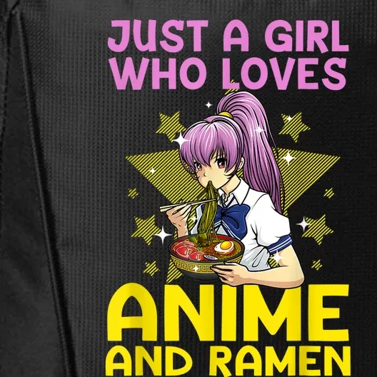 Anime Art For Women Teen Girls Anime Merch Ramen Anime Lover Shirt City Backpack