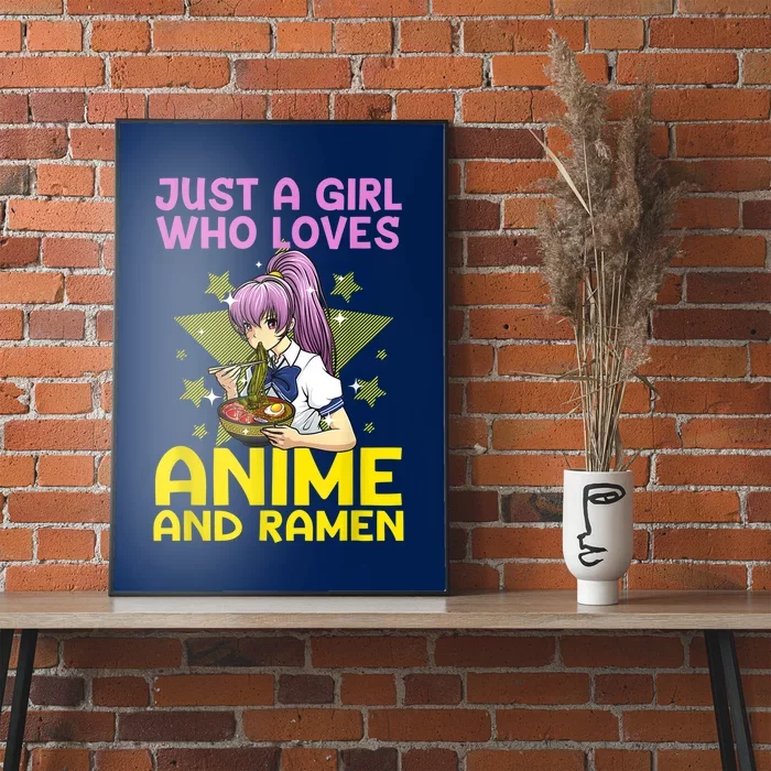 Anime Art For Women Teen Girls Anime Merch Ramen Anime Lover Shirt Poster