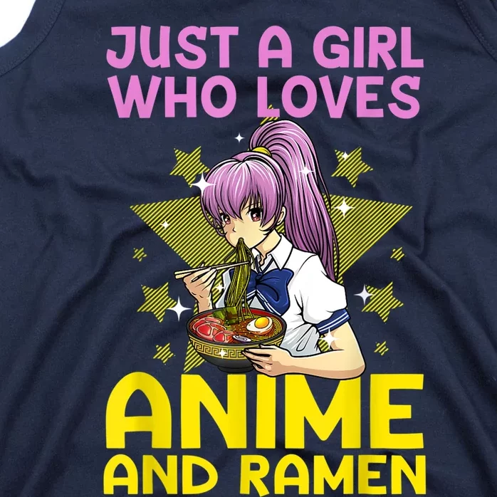 Anime Art For Women Teen Girls Anime Merch Ramen Anime Lover Shirt Tank Top