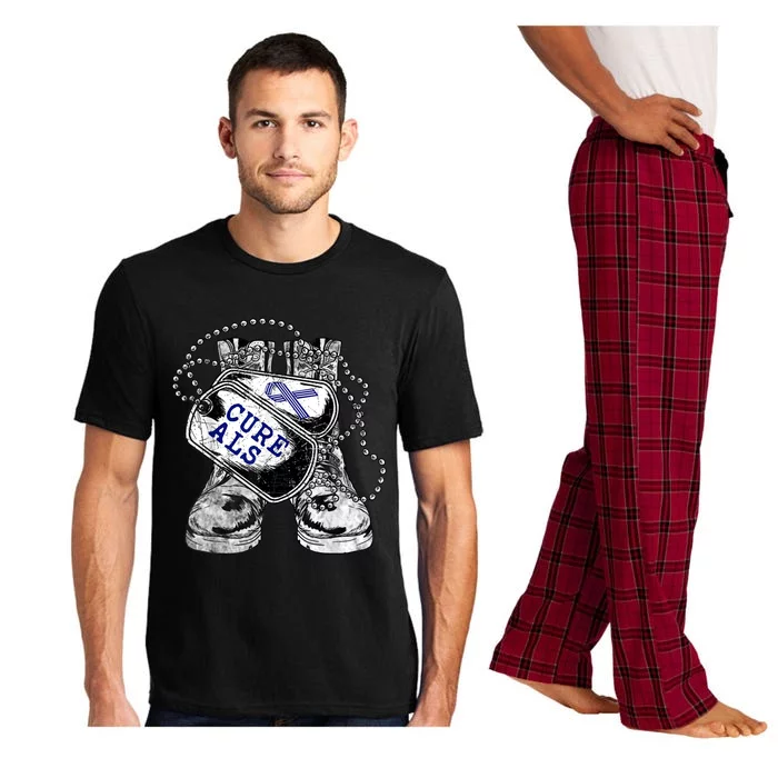 ALS Awareness For Military Veteran Pajama Set