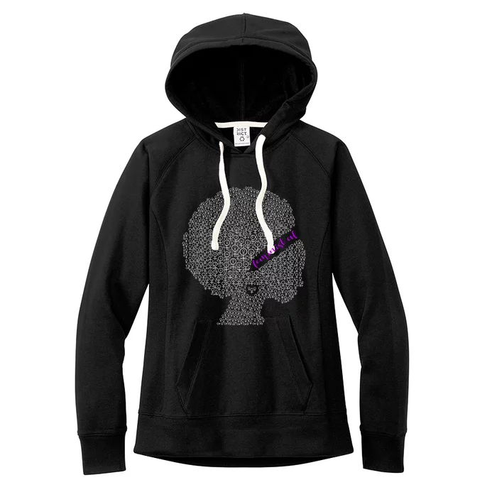 African American Feminist Af Cute Gift Black Feminism Gift Women's Fleece Hoodie