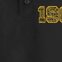 Alpha African Fraternity Hand Sign 1906 Words Dry Zone Grid Performance Polo