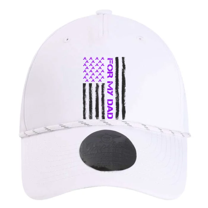 Alzheimer's Awareness For My Dad Support Flag Performance The Dyno Cap