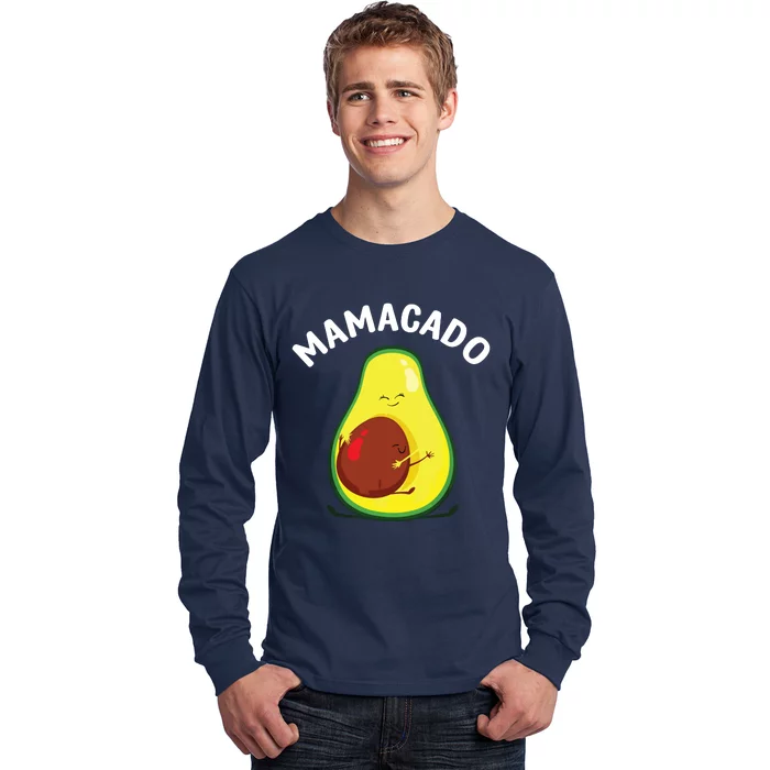 Avocado Art For Women Mama Mom Vegan Guacamole Avocado Lover Long Sleeve Shirt