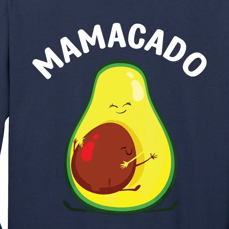 Avocado Art For Women Mama Mom Vegan Guacamole Avocado Lover Long Sleeve Shirt