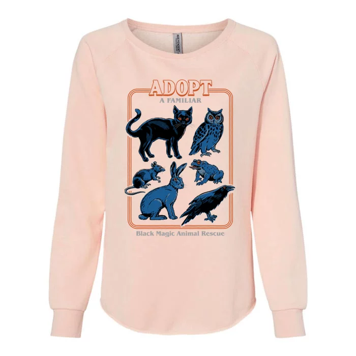 Adopt A Familiar Womens California Wash Sweatshirt