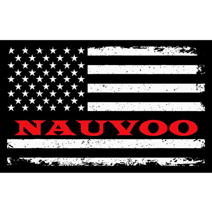 Alabama American Flag Nauvoo Usa Patriotic Souvenir Bumper Sticker